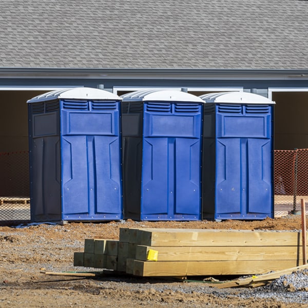 how can i report damages or issues with the portable restrooms during my rental period in Seaview